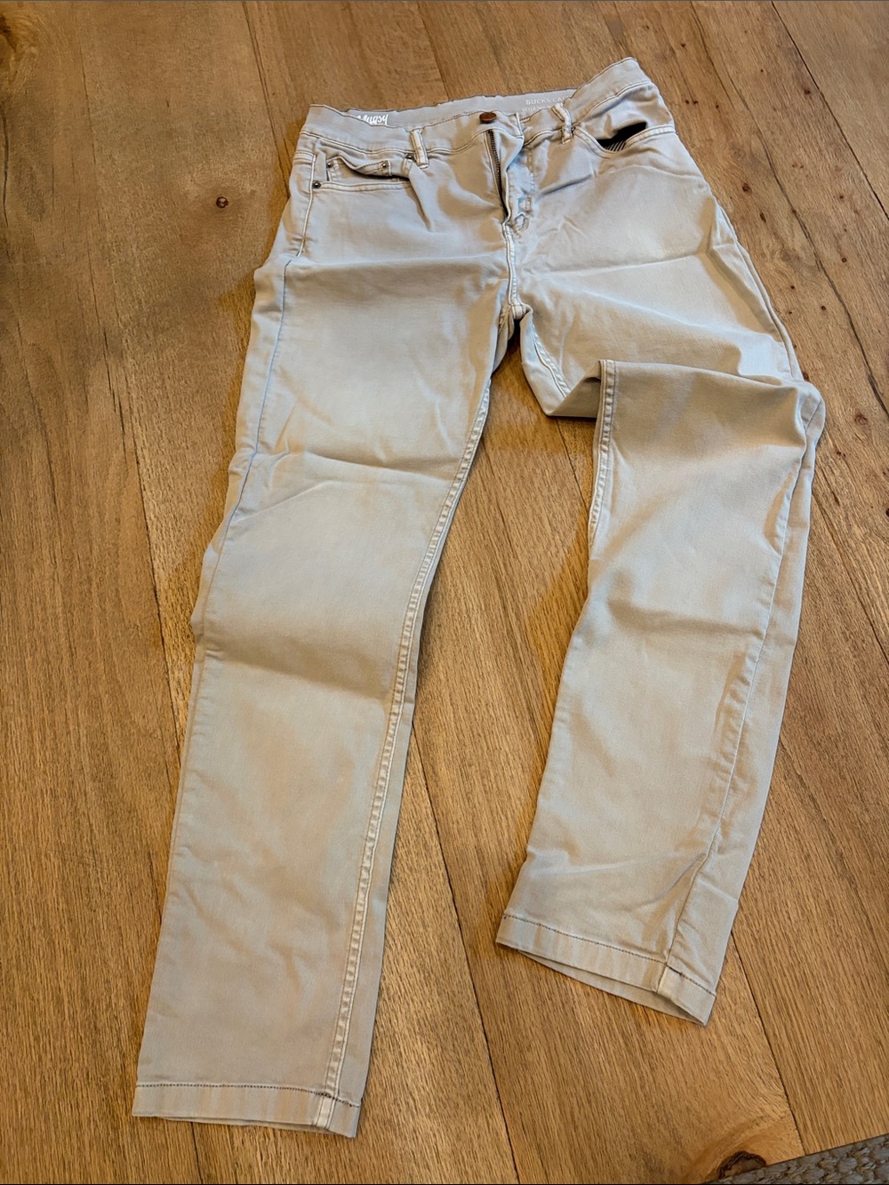 Mugsy Jeans Straight Men's Jeans in Light Beige
